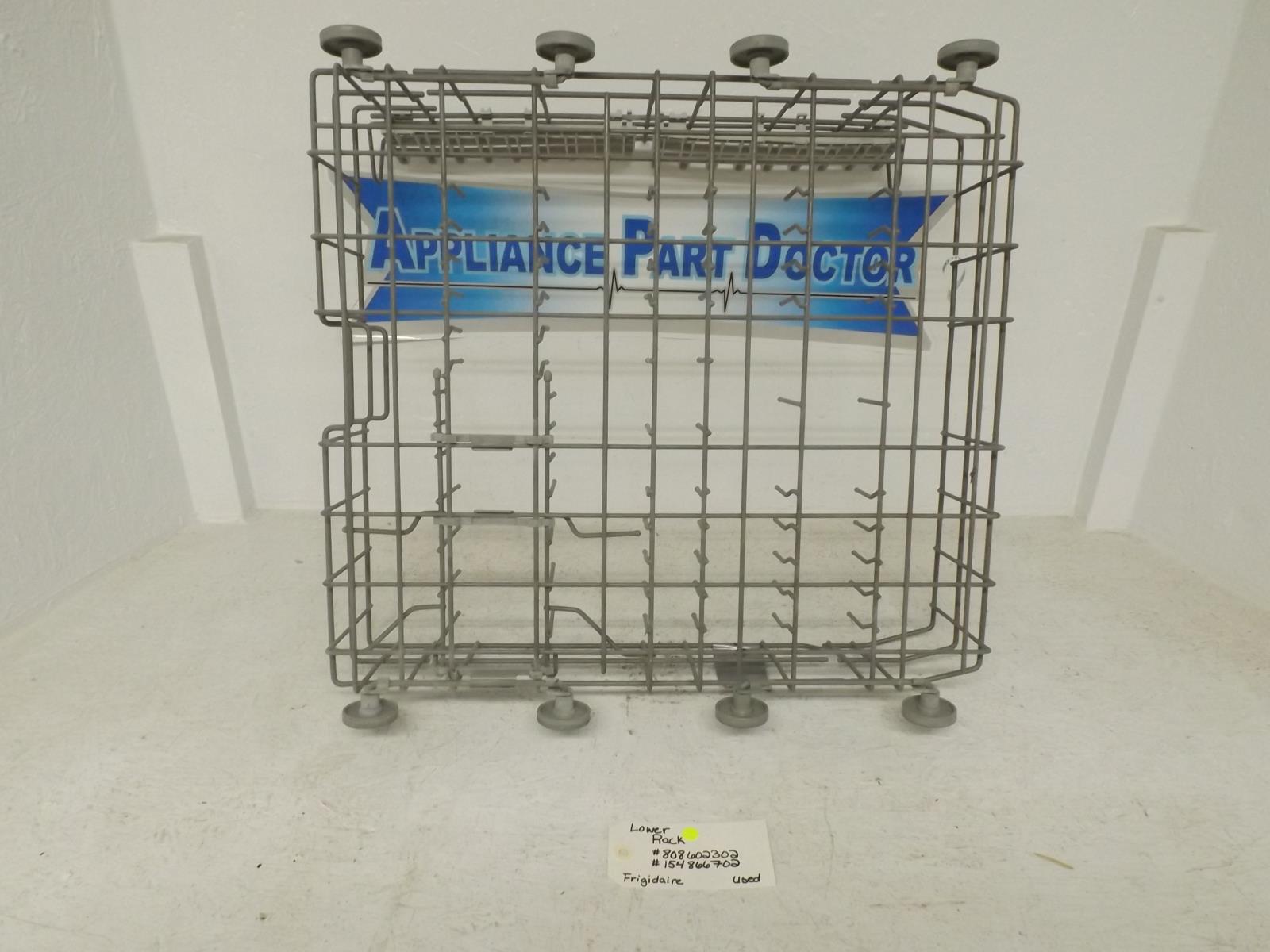 Frigidaire Dishwasher 808602302 154866702 Lower Rack Used Frigidaire Dishwasher 808602302 154866702 Lower Rack Used